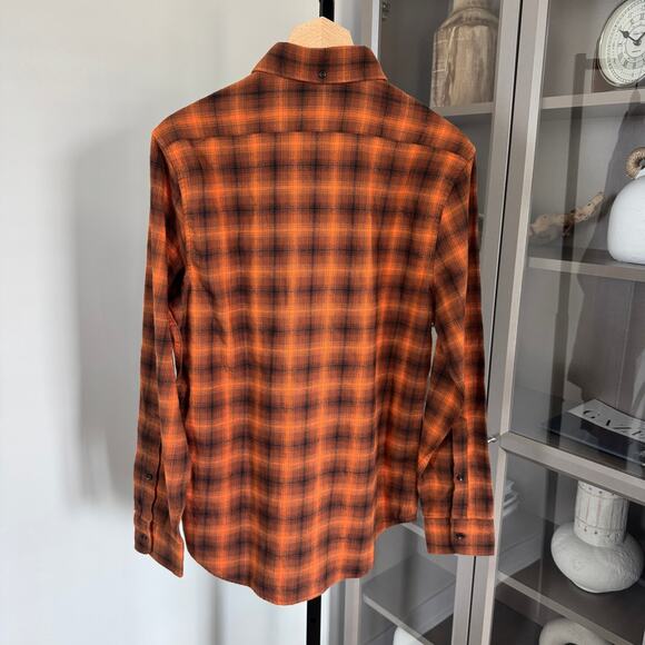 Taylor Stitch Jack In Rust Plaid Shirt 38 NEW Button Down Long Sleeve Flannel - Picture 3 of 6